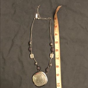 Gray and Purple Necklace